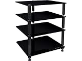 Günstiges HiFi Rack aus Glas Norstone Bergen 2 Hifi Rack